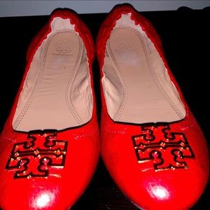 Tory Burch red flats size 11